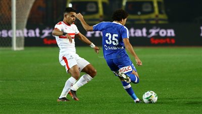 الزمالك يتقدم بهدف ثانى امام سموحة بنيران صديقة