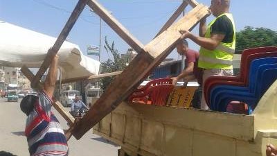 رفع ٥٥ حالة إشغال و ١٤١٠ طن قمامة وصيانة ١٥٩ كشاف وعامود إنارة بنطاق ٨ مراكز