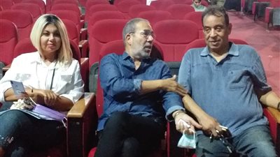 مدحت العدل وبوسى شلبي وصلاح الشرنوبي فى البروفة النهائية لحفل تأبين