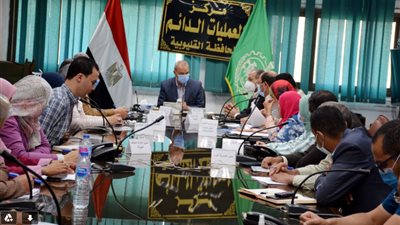 الهجان ناقش مع مدير متابعة المشروعات بمجلس الوزراء الموقف التنفيذى لمشروعات القليوبية