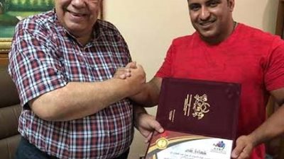 اتحاد كمال الاجسام ينعي شهيد الواجب البطل العالمي عمرو عبد المنعم