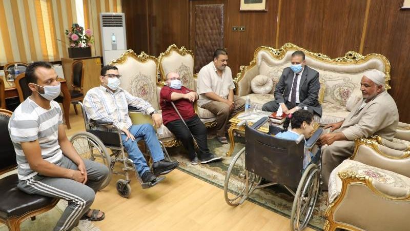 محافظ المنوفية ولقاء