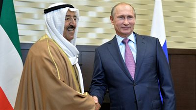 بوتين يبعث برقية تعزية في وفاة الشيخ صباح الأحمد