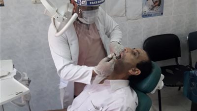 ٣٨٢ كشف مجاني في أولى أيام القافلة الطبية التي تنظمها محافظة الغربية احتفالا بالعيد القومي
