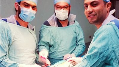 استخراج مسمار من رقبة شاب ثلاثيني بمستشفي المنصورة العام الجديد