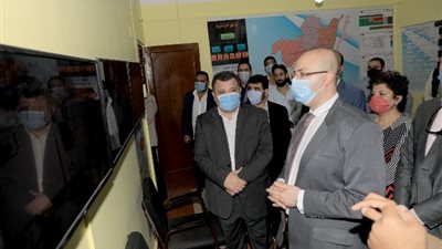 محافظ بني سويف يتفقد المرحلة الأولى من منظومة كاميرات المراقبة في ببا