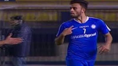 صلاح محسن يسجل هدفا عالميا لسموحة فى مرمى الزمالك