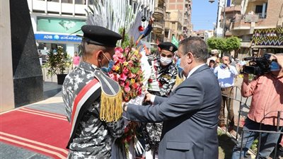 محافظ المنوفية : نصر أكتوبر سيظل لحظة فارقة فى تاريخ مصر ومثالآ حياً للتضحية من أجل رفعة الوطن .. صــــور وفيديو