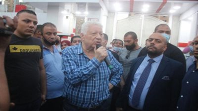 شاهد لحظة دخول مرتضى منصور نادى الزمالك بعد قرار 