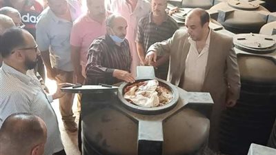 ضبط ٣٨ طن مخلل فاسد ببنى عبيد بالدقهلية