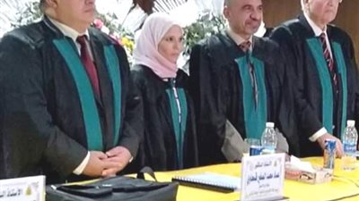 عميد تكنولوجيا وتنمية الزقازيق يناقش رسالة ماجستير في إدارة الأعمال
