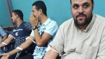 نجاح حملة التبرع بالدم بصفط الحنا للعام الثامن على التوالى.. بالصور