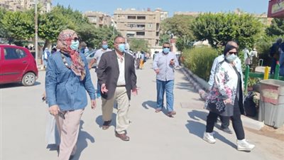 نائب رئيس جامعة عين شمس يتفقد كلية البنات وسط إجراءات احترازية مشددة