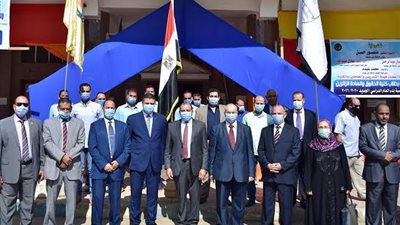رئيس جامعة بنى سويف يفتتح مقر قسم اللغة الفرنسية بكلية الحقوق