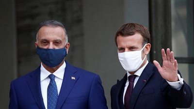 ماكرون والكاظمي يشددان على ضرورة مواصلة 