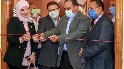 افتتاح معرض توظيف المنتجات النسيجية الابتكارية بنوعية بنها