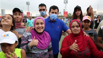 وزير الشباب يشهد المهرجان الرياضي المتكامل للمرأة ببشاير الخير بالإسكندرية