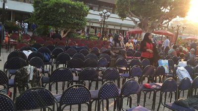 توافد أعضاء الأهلى على مقر الجزيرة لمؤازرة الفريق أمام الوداد