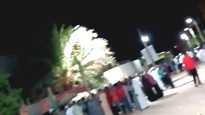 زحام قبل غلق لجان انتخابات الدائرة الثانية بالوادى الجديد.صور