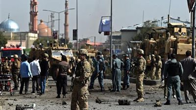 مصرع وإصابة 12 شخصا جراء هجوم استهدف قاعدة للشرطة فى افغناستان