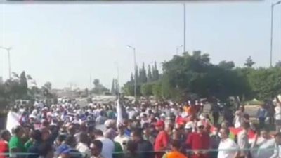 وزير الشباب يتقدم مسيرة رياضية احتفالا بإنتصارات اكتوبر في الإسماعيلية.صور