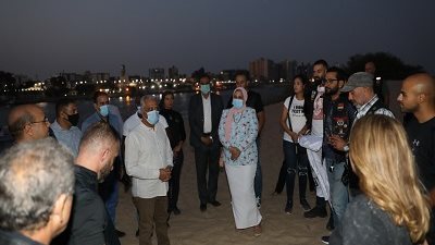 محافظ بني سويف يلتقي أعضاء نادي هوكس للدرجات الناريه.