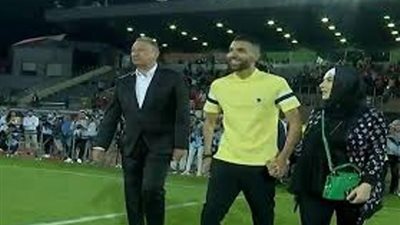 زوجة مؤمن زكريا توجه الشكر للخطيب وجمهور الأهلى