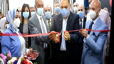 غراب يفتتح أعمال تطوير ورفع كفاءة أقسام الإستقبال والطوارئ والعناية المركزة والمتوسطة للقلب بمستشفي الزقازيق