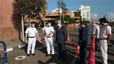 مدير امن بورسعيد يتابع بدء التصويت لانتخابات مجلس النواب