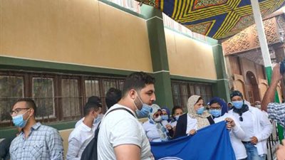 طلاب جامعة القناة يدلون بأصواتهم في انتخابات النواب 2020 بالإسماعيلية.صور