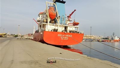 شحن 3200 طن صودا كاويه وتداول 34 سفينة بموانئ بورسعيد