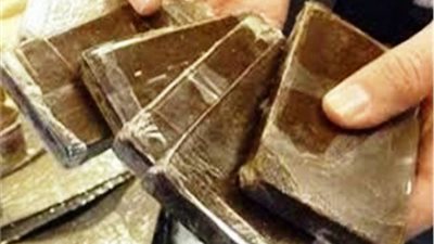احباط تهريب ٥٠ طربة حشيش فى الاسماعيلية