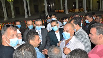 رحمى : لا مساس بأرزاق أصحاب المحلات بالسكة الجديدة بطنطا-صور