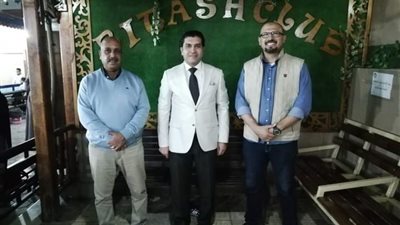 سمير وحسن يزوران نادي البيطاش الرياضي بالاسكندرية