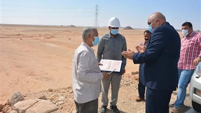 الزملزط يوجه بإقامة مناطق زراعية وتنموية بطريق أبوطرطور - الزيات