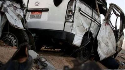 حادث مروع بطريق اسيوط ونقل ضحايا الحادث لمستشفى الشرطة