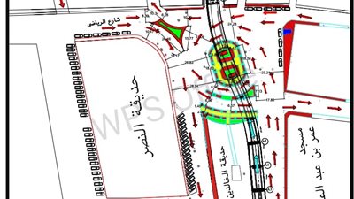 تعديلات اتجاهات المرور بميدان المديريه ببنى سويف