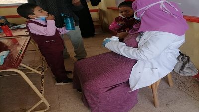 علاج ٧٠٠ ألف تلميذ ضد الطفيليات المعوية بمدارس الشرقية