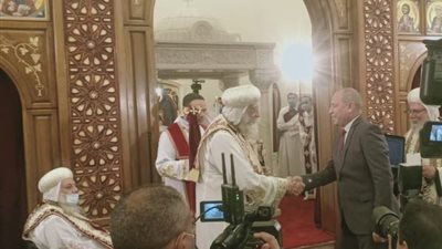 نائب محافظ القاهرة يشارك فى حفل تدشين كنيسة مارجرجس بالماظة.. بالصور
