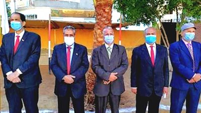 حنفي يشهد احتفالات المولد النبوى الشريف بمدارس الوادى الجديد