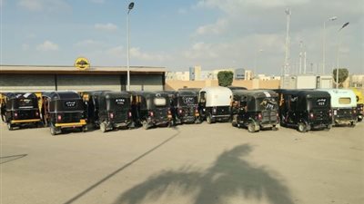 مندور: جهازمدينة بدر يضبط 47 توك توك وينفذ حملة إشغالات بالتعاون مع الشرطة.. بالصور