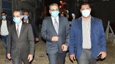 جولة لرحمى وعطا لمتابعة الرصف وإنشاء المطبات الصناعية بالجلاء بطنطا-صور