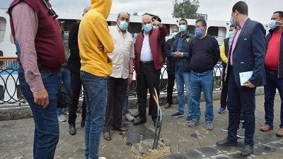 محافظ الجيزة يتابع مجهودات شفط مياه الأمطار بالأحياء والمراكز