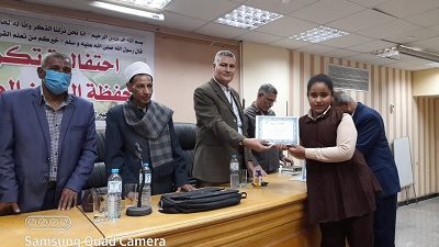 إحتفالية لتكريم حفظة القرآن الكريم بالطود جنوب الأقصر