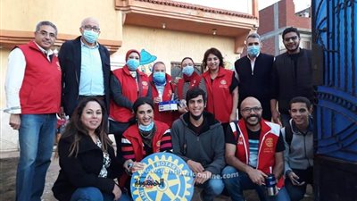 قافلة طبيه مجانيه هدية روتارى صن رايز لباب الأحرار بأبيس.