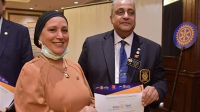 لجنة خدمة المجتمع بالروتاري .. تكرم كايرو ساوث
