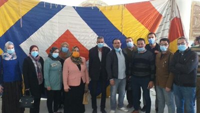 قافلة جامعة الزقازيق تقوم بالكشف على ١٧٣٣ حالة بقرية أبو عريضة بصان الحجر..صور