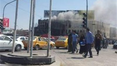 بالفيديو .. حريق كبير يلتهم عشرات المحال والمخازن بسوق فى الموصل