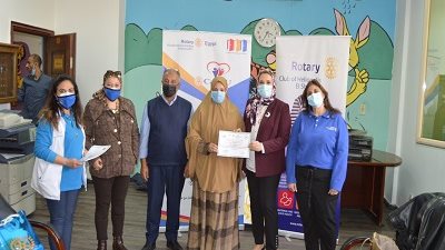 الدورة التدريبية الأولى لفعاليات بروتوكول التعاون بين جامعة عين شمس ونادى روتارى مصر