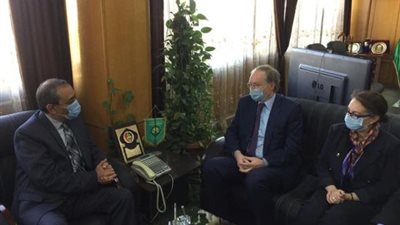 سفير الاتحاد الاوروبي يستعرض الفرص الاستثمارية بالإسماعيلية .صور